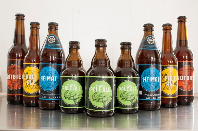 Das Biersortiment Foto: Patrick Albertini