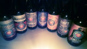Die sieben verkosteten Urban Chestnut BIere